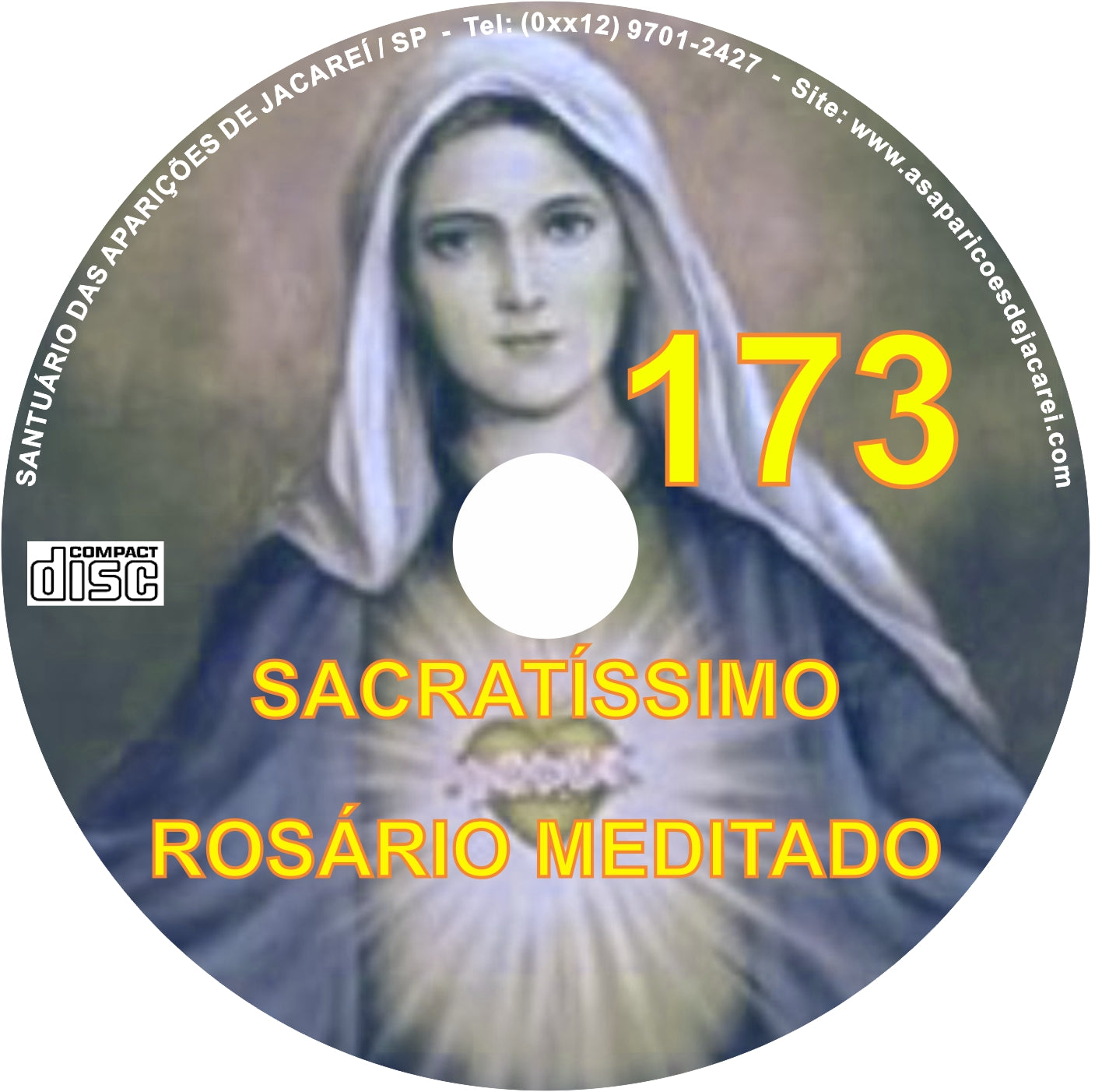CD Rosário Meditado 173 CD Rosário Meditado 173